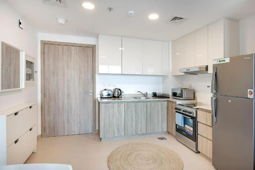 Modern 1-Bed Apartment With City Views Near Town Square Dubai United Arab Emirates
